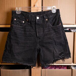 Levi's 501 Black Jean Shorts